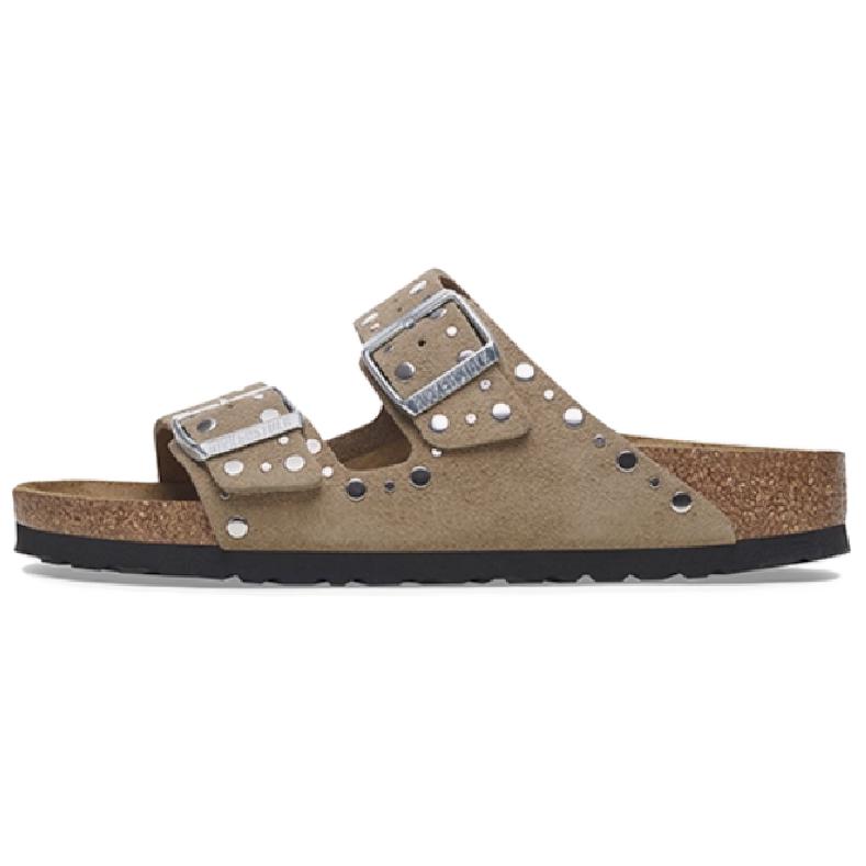 Birkenstock Arizona Slide Slippers Unisex Sand Regular Loose Fit