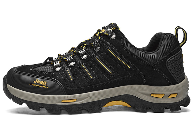 Jeep Mountaineering & Hiking Shoes Men Low Top Black