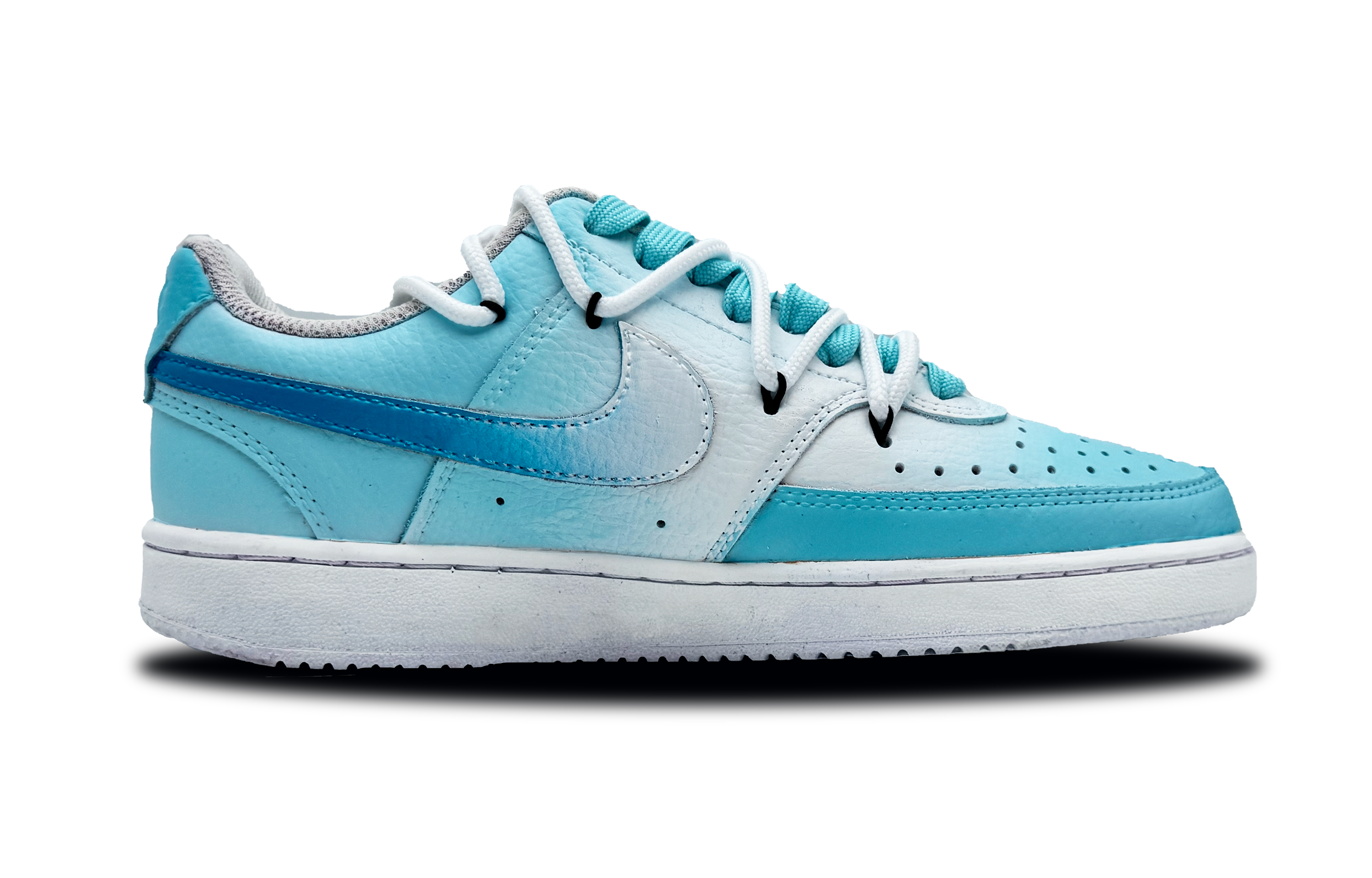 Nike Court Blue Crane Shadow Slip Resistant Abrasion Resistant Low top Skateboard Shoes Unisex