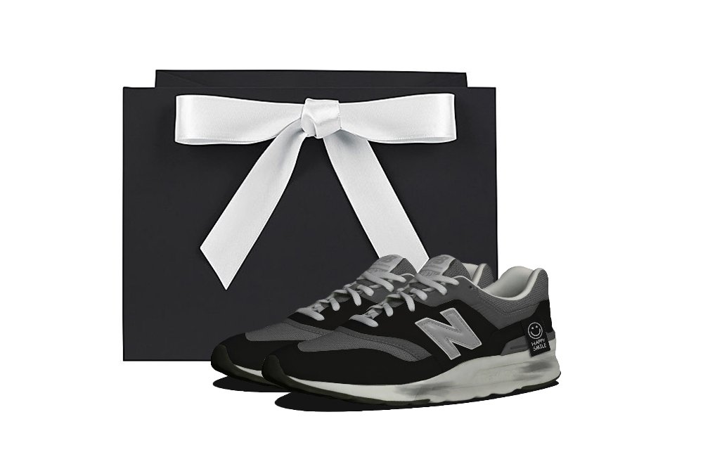 New Balance NB 997 NinePro Shadow Walker Anti-Slip Wear-Resistant Low-Top Casual Shoes Unisex Black