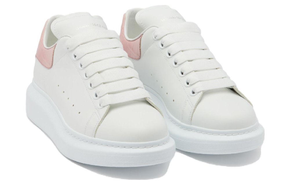 Alexander McQueen Oversized White Pink Women's