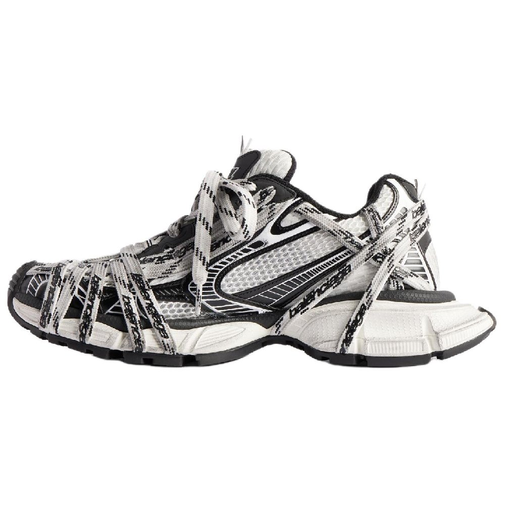 Balenciaga 3XL Low top Chunky Sneakers Men's Black White