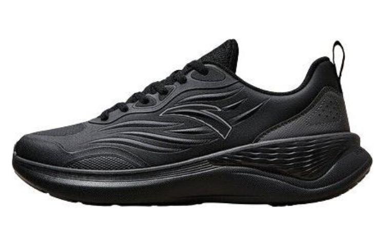 Anta Cushioning Wear-Resistant Low-Top Training Shoes Men's Black Gray Color