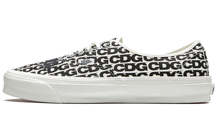 Vans Authentic Comme Des Garcons Black Heel Tab Curved Rubber