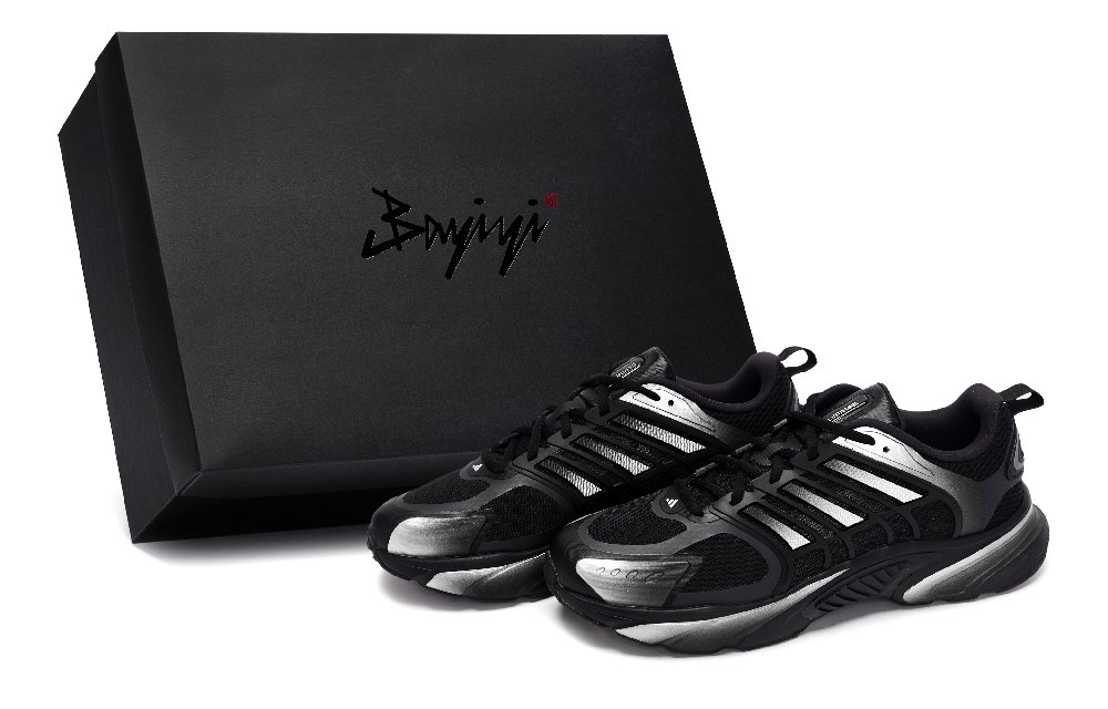 Adidas Climacool Ventania Abrasion Resistant Low Top Running Shoes Unisex Black Silver