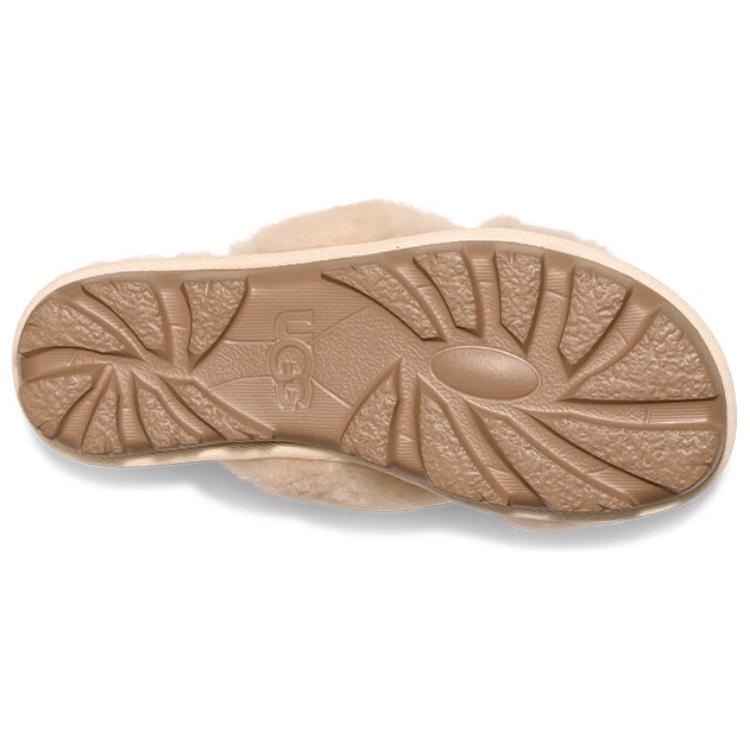 UGG Slip-Resistant Abrasion-Resistant Slide Slippers Women's Beige