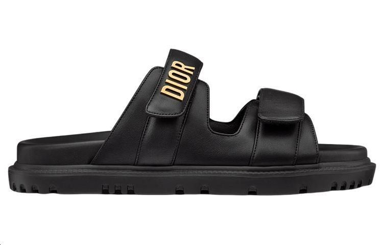 DIOR DiorAct Odor Resistant Slide Slippers Women's Black