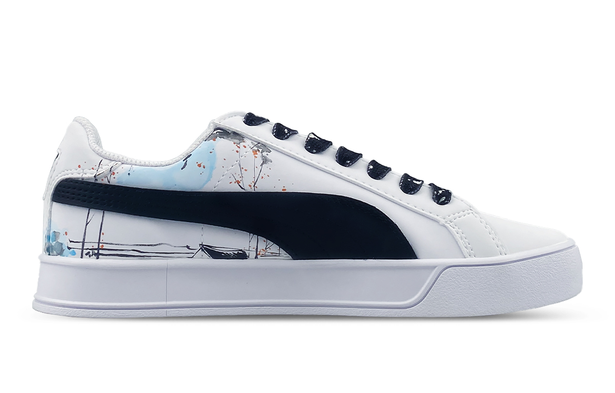 PUMA Smash Vulc Skateboard Shoes Unisex Low top White/Black купить в интернет-магазине Yoocart с быстрой доставкой по России.