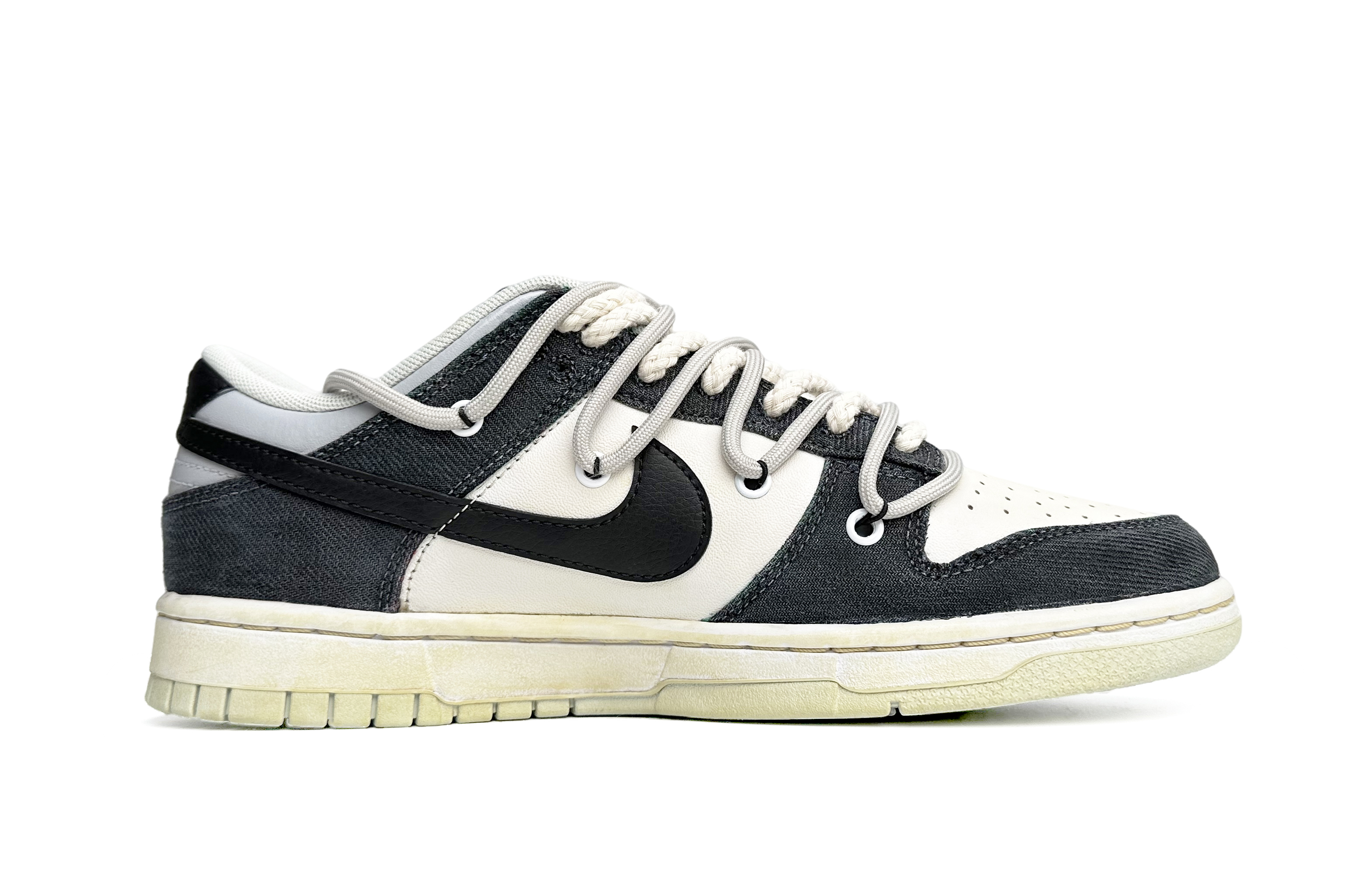 Nike Dunk Low Retro 'Plaid' Low-Top Skateboard Shoes Men's Black White купить в интернет-магазине Yoocart с быстрой доставкой по России.