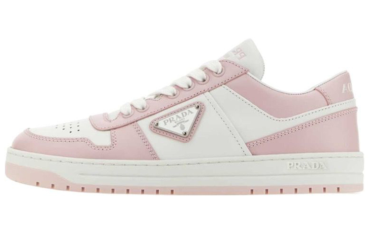 PRADA Prada Downtown Low-Top Skateboard Shoes Women's Pink White
