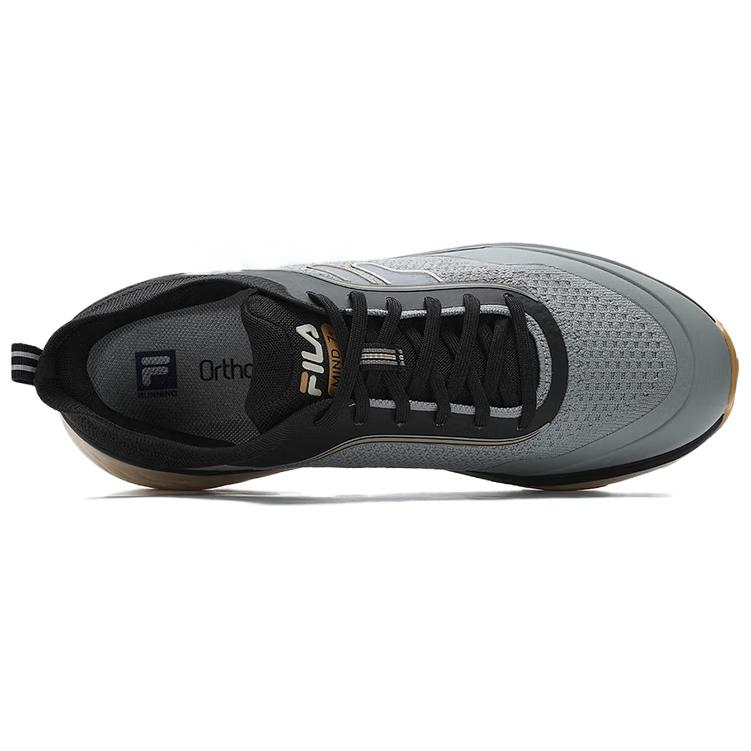 FILA Mind7 Anti-Slip Wear-Resistant Low-Top Casual Running Shoes Men's Gray