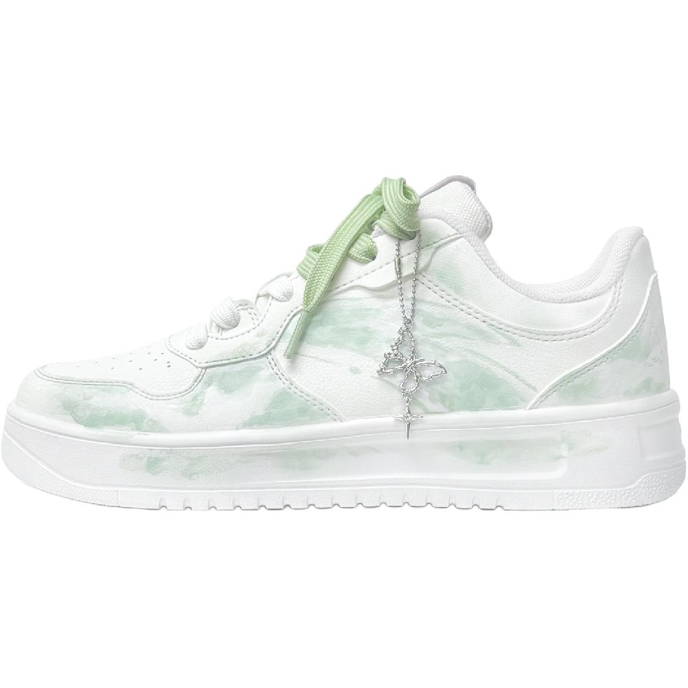 Anta Relaxed Abrasion Resistant Coverage Cushioning Low Top Skateboard Shoes Unisex Green