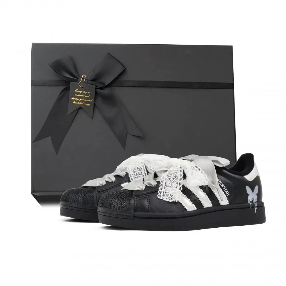 Adidas Originals Superstar Skateboard Shoes Unisex Low top Black