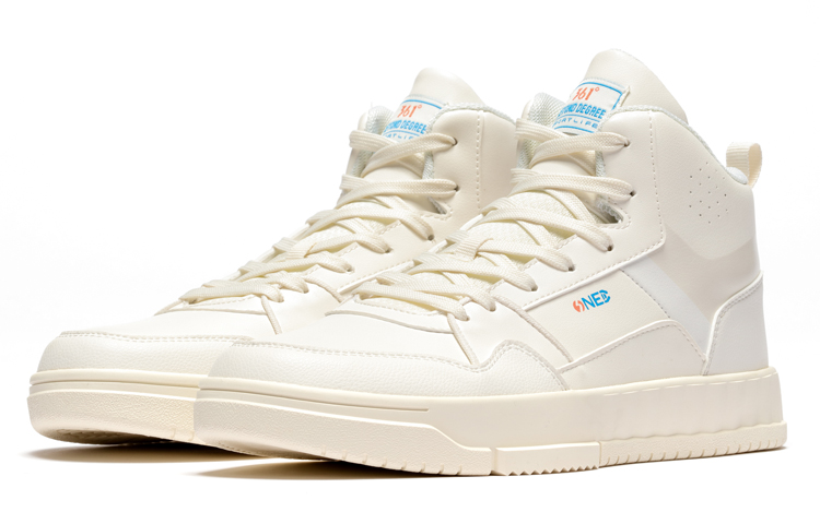 361° High Top Skateboard Shoes Men's White