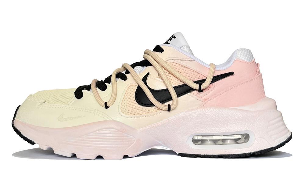 Nike Air Max Fusion Cushioning Lightweight Low-Top Running Shoes Women's Yellow Pink