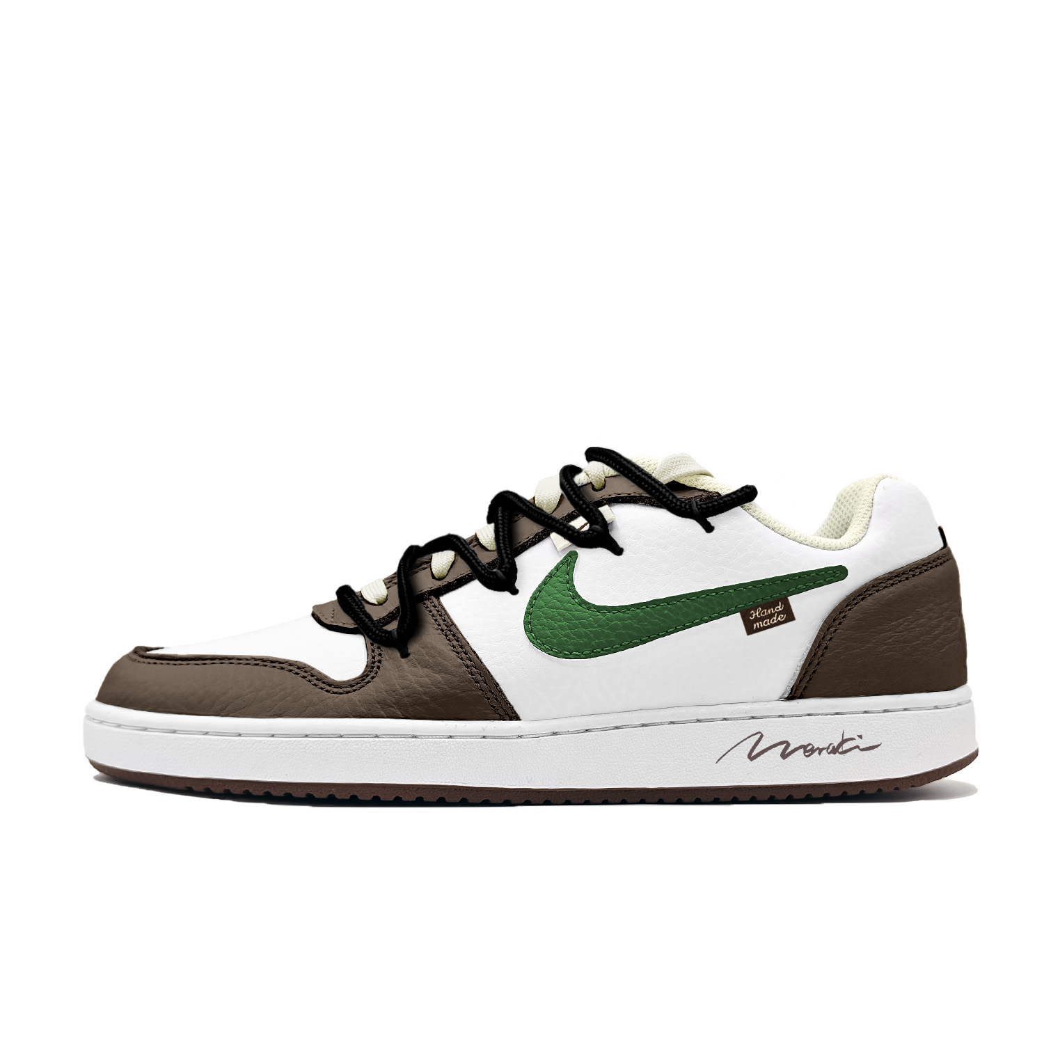 Nike EBERNON Caramel Slip Resistant Shock Absorbers With Abrasion Resistant Properties Low top Skateboard Shoes Men's