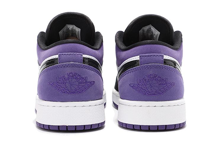 Air Jordan 1 Low 'Court Purple Black Toe' Gs купить в интернет-магазине Yoocart с быстрой доставкой по России.