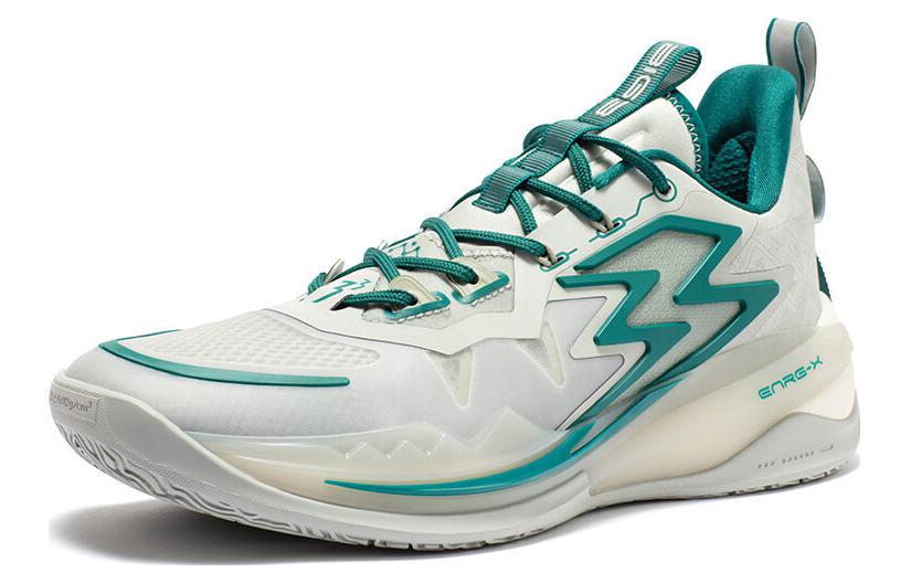 361° Big3 3.0 Cushioning Anti-Slip And Wear-Resistant Low-Top Basketball Shoes Men's White Green купить в интернет-магазине Yoocart с быстрой доставкой по России.