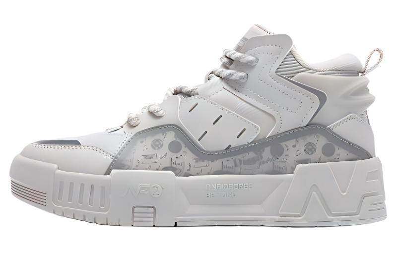 361° 2023 Fall New Arrival Abrasion Resistant High Top Skateboard Shoes Women's Zinc Iron Gray