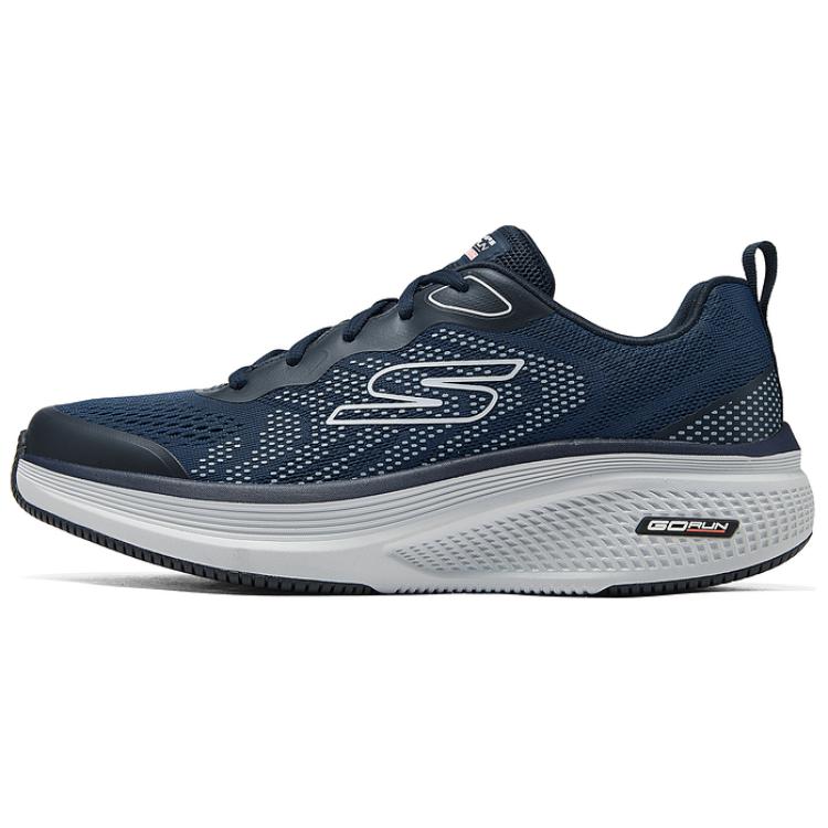 Skechers MEN'S GO Cushioning Breathable Low-Top Casual Running Shoes Men Military Blue