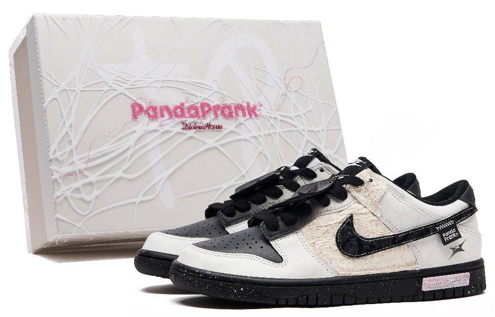 Nike Dunk Skateboard Shoes Women's Low-Top Black/Gray