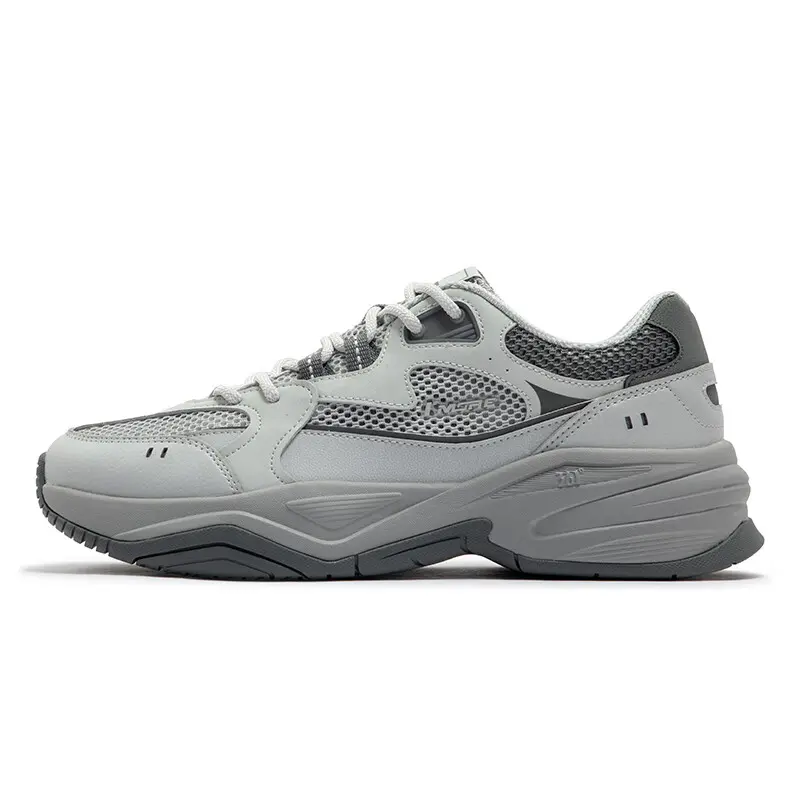 361° Sailing Series Breathable And Wear resistant Low top Chunky Sneakers Men's Gray