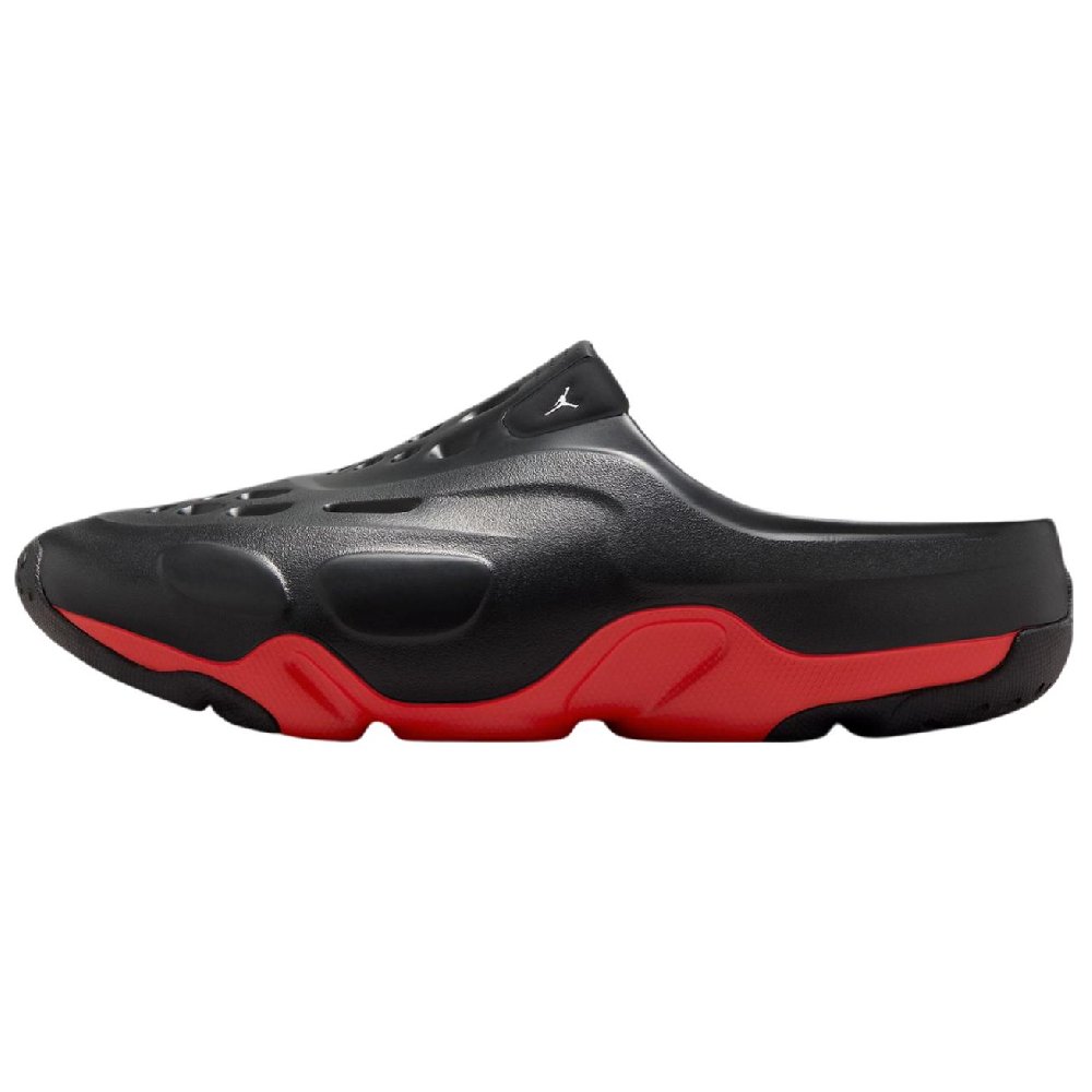 Jordan Roam Slip Resistant Closed Toe Slippers Unisex Black Red