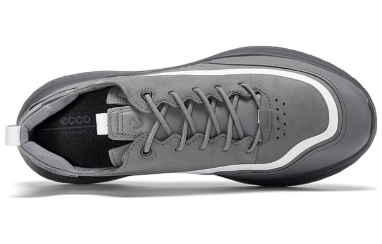 Ecco Low-Top Sports Casual Shoes Men's Gray White