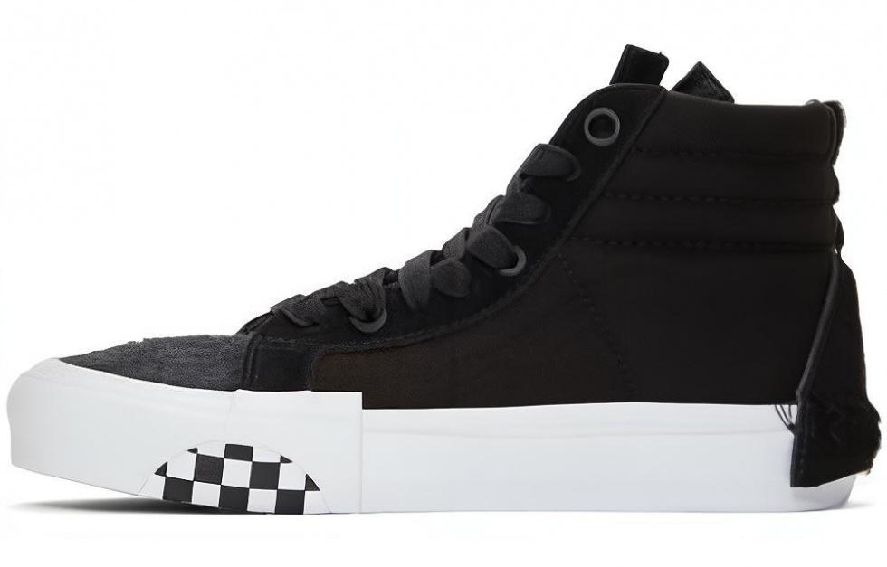Vans Sk8 Hi Cap Pony Black Checkerboard