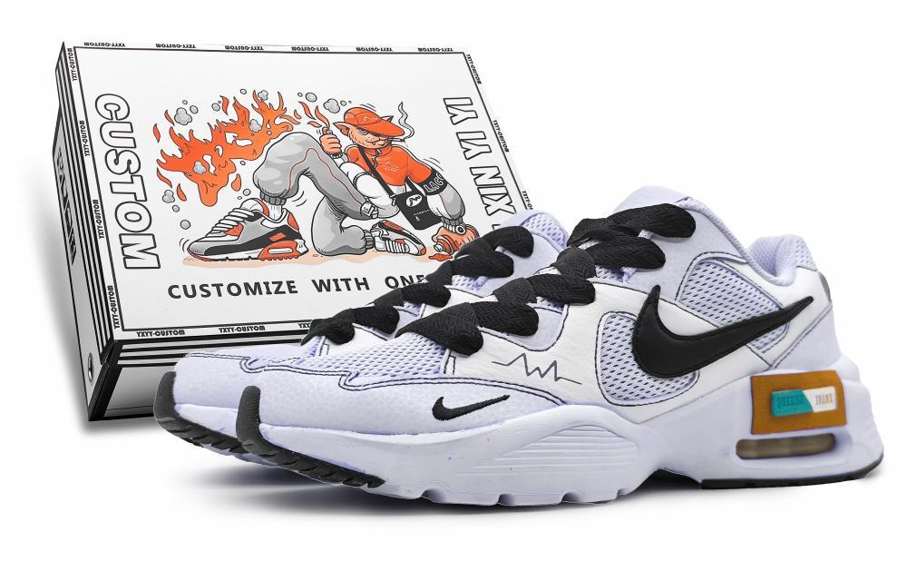 Nike Air Max Fusion Cushioning Anti-Slip And Wear-Resistant Low-Top Casual Shoes Women's Light Purple