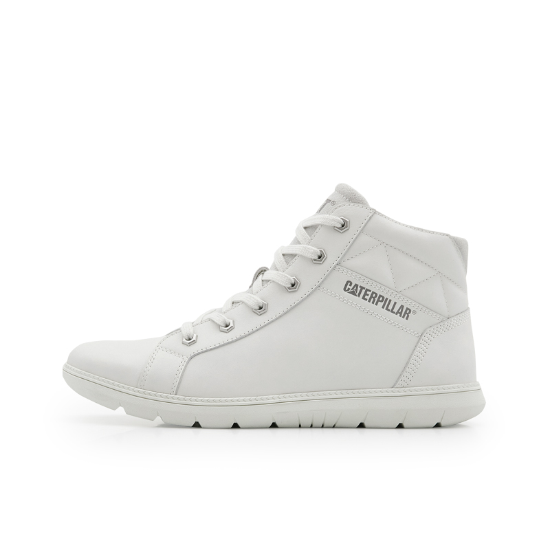 CAT CLAUDE MID B4C SS23 High-Top Casual Shoes Men's White