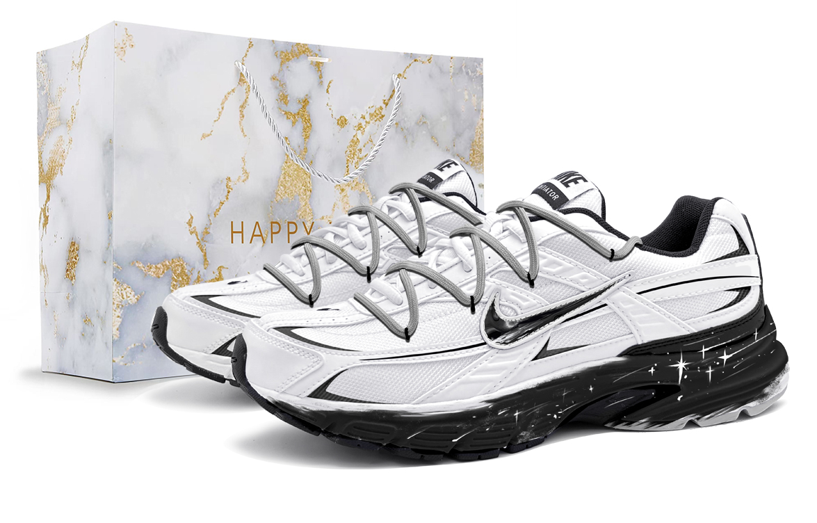 Nike Initiator Low top Casual City Commute Running Shoes Men's White