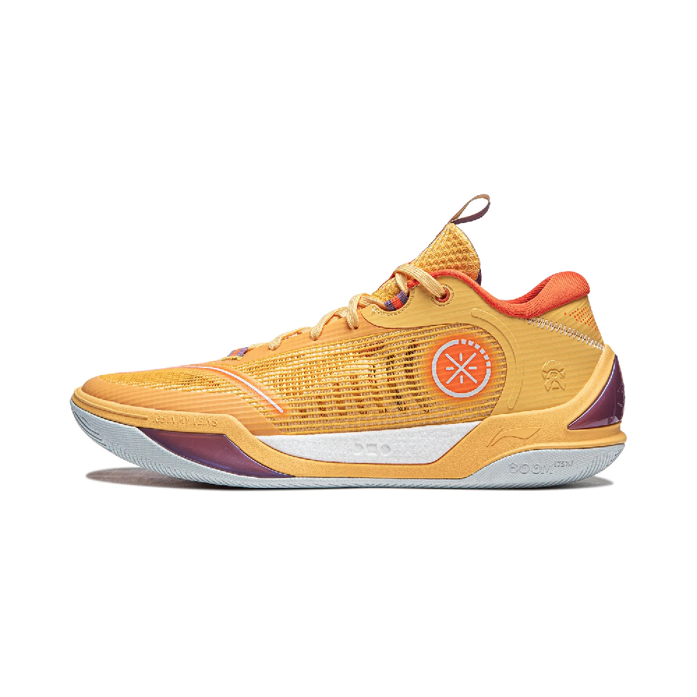 LINING Wade Cold Blood 2 Basketball Shoes Men's Low top Milk Orange Yellow