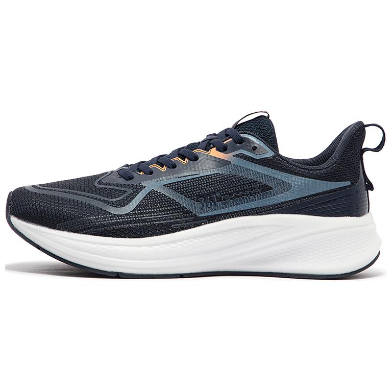 361° Cushioning Wear-Resistant Low-Top Casual Running Shoes Men's Black Blue White