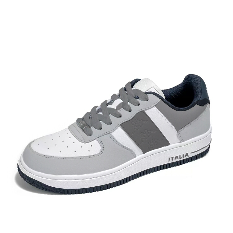 Kappa Slip-Resistant Low-Top Skateboard Shoes Unisex Gray купить в интернет-магазине Yoocart с быстрой доставкой по России.