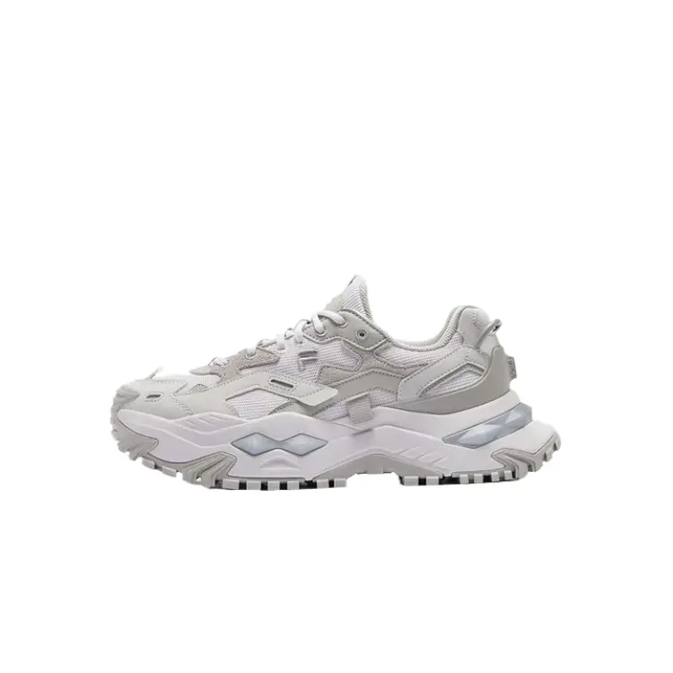 FILA FUSION BIANCO Low Top Chunky Sneakers Men's Dove Gray