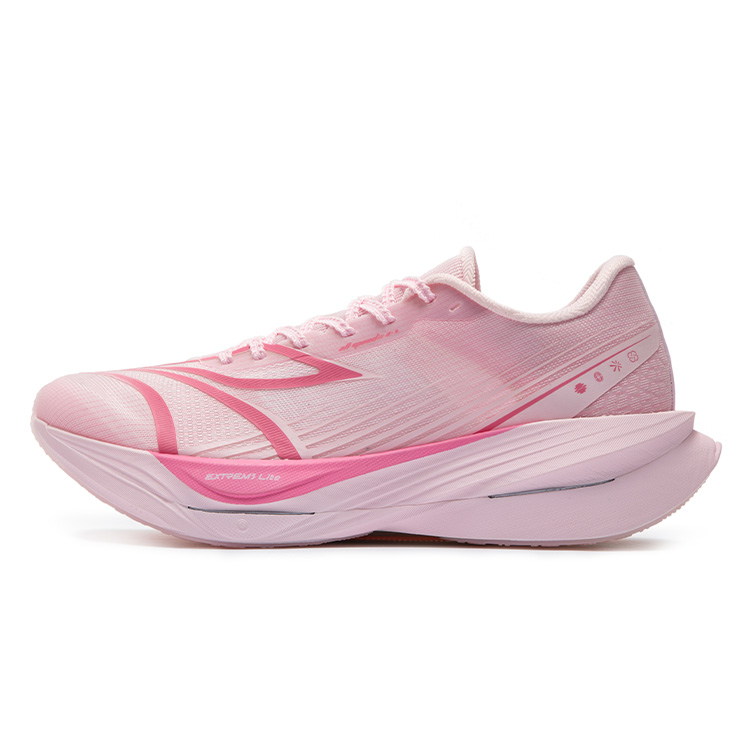 361° Flying B ET Cushioning Anti-Slip Wear-Resistant Breathability Low-Top Casual Running Shoes Men's Pink