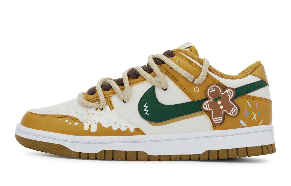 Nike Dunk Skateboard Shoes Unisex Low-Top White/Green