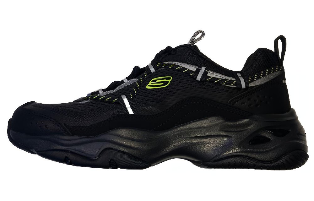 Skechers DLites 4.0 Euphoric Step 'Black Lime' Women's