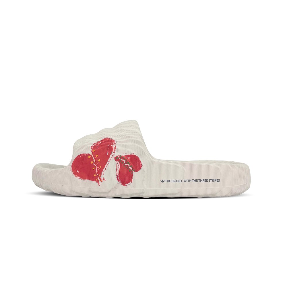 Adidas Originals ADILETTE 22 Slip Resistant Slide Slippers Unisex Red White