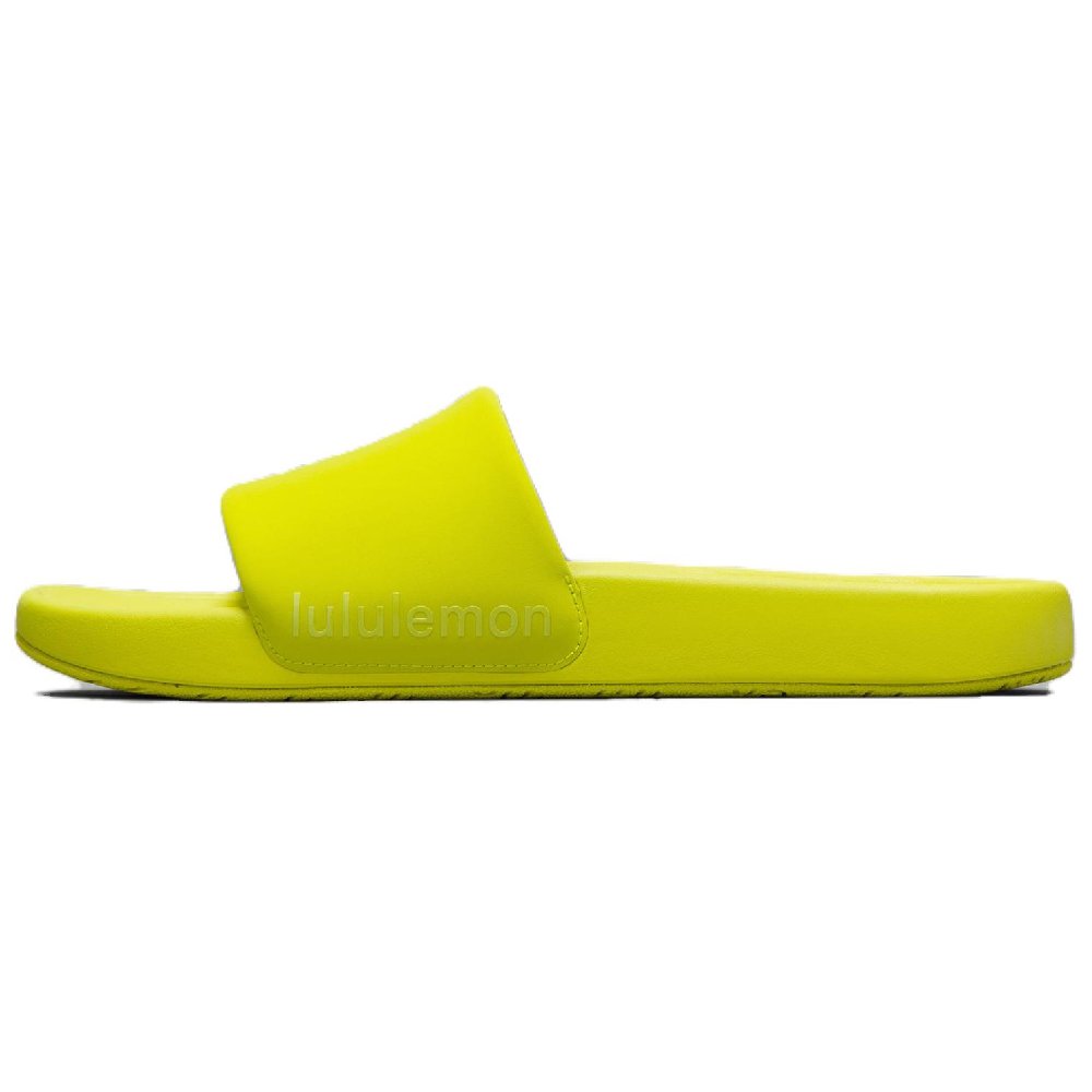 Lululemon Restfeel Slide Slip-Resistant Abrasion-Resistant Slide Slippers Women's Lime Yellow