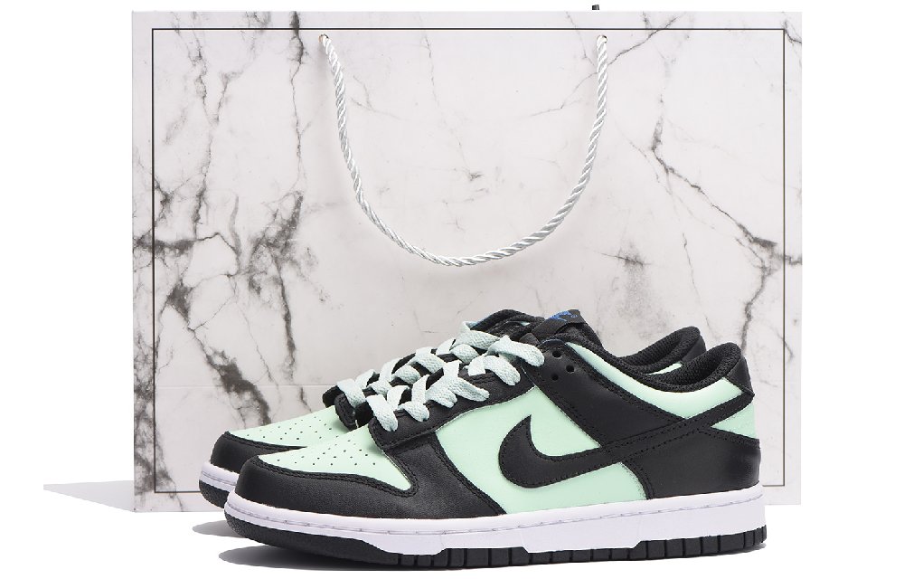 Nike Dunk Sweet Summer Mint Low-Top Skateboard Shoes GS Black Green