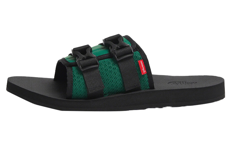 THE NORTH FACE X Supreme Trekking Base Camp Strap Slides 'Black Green'