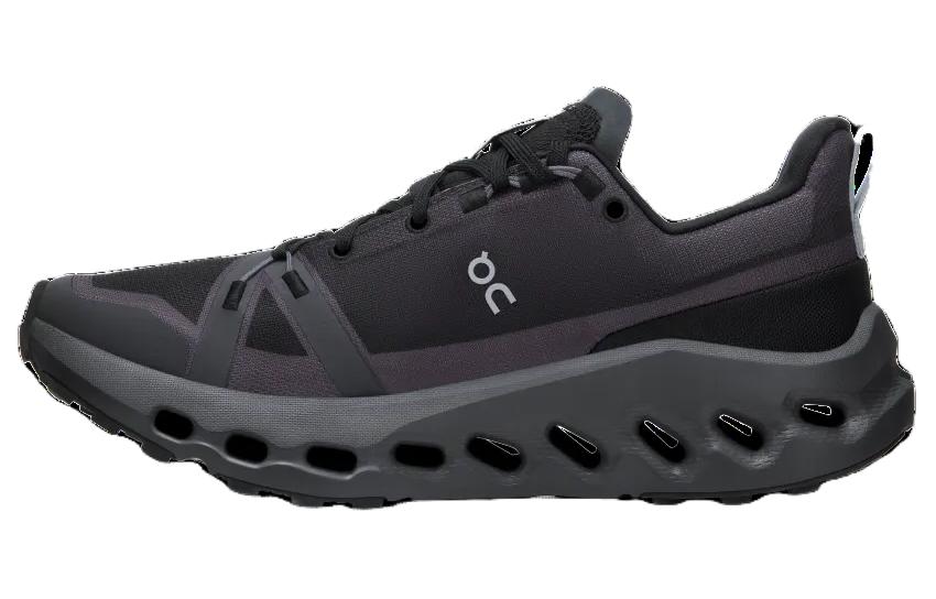 On Running Cloudsurfer Trail Waterproof Black Eclipse Women's