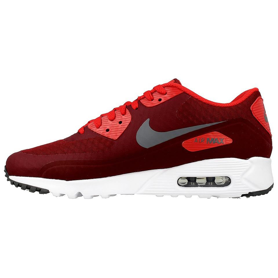 Nike Air Max 90 Low Top Running Shoes Men's Red