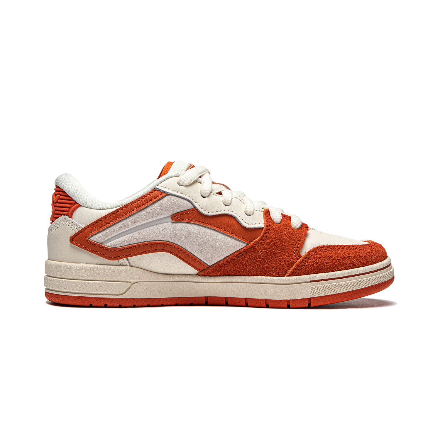 LiNing Wave Pro S Wear-Resistant Low-Top Skateboard Shoes Women's Beige White Orange купить в интернет-магазине Yoocart с быстрой доставкой по России.