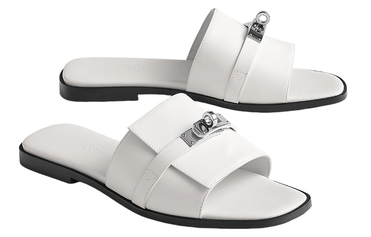 HERMES Stylish Sandal Women's White