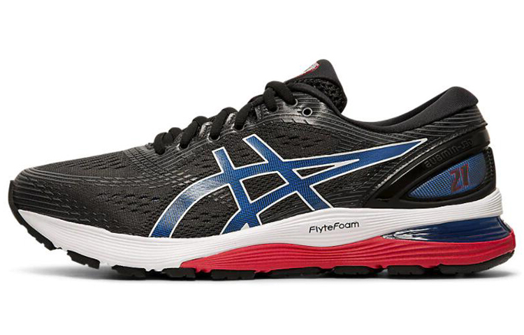 Asics Gel Nimbus 21 'Black Electric Blue'