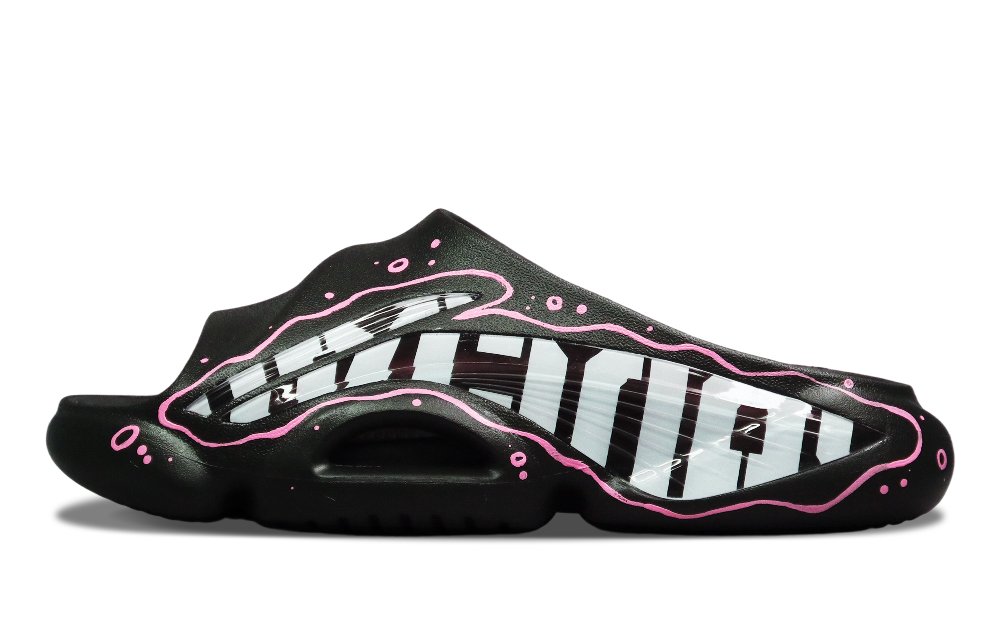 LiNing BadFive SLIDE OG Slip Resistant Abrasion Resistant Slide Slippers Men's Black Pink