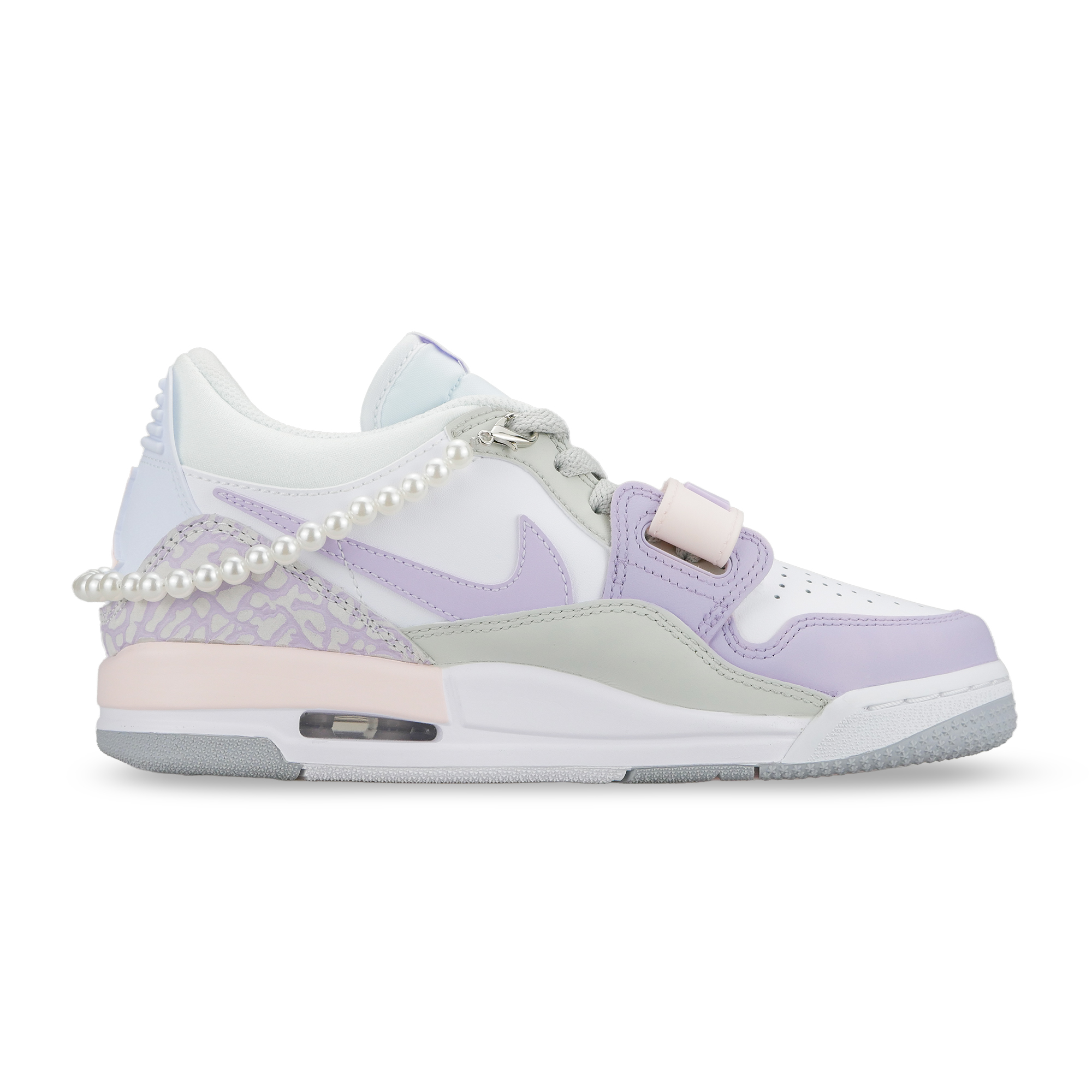 Jordan Legacy 312 Pearl StellaLou Low-Top Vintage Basketball Shoes Women's Pink Purple купить в интернет-магазине Yoocart с быстрой доставкой по России.